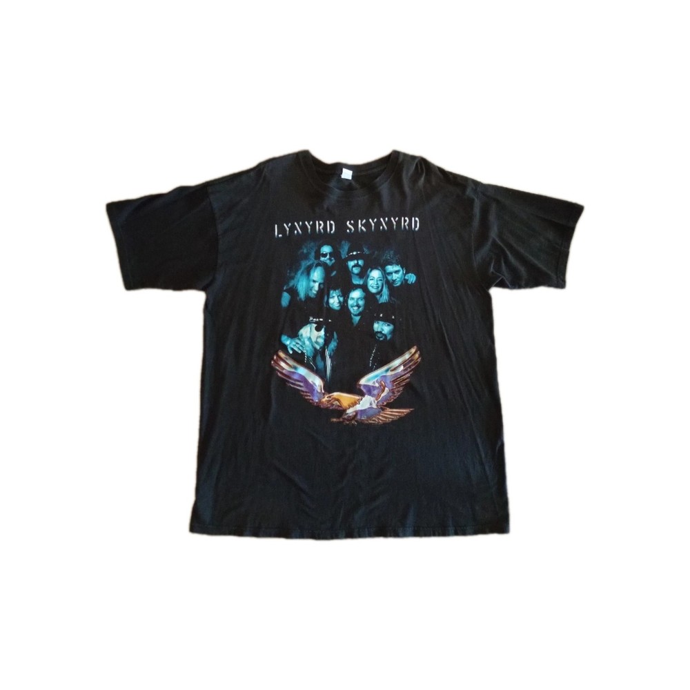 Vintage Lynyrd Skynyrd Outta The Hole Tour 1999 T Shirt XXL 2XL Black Galumo