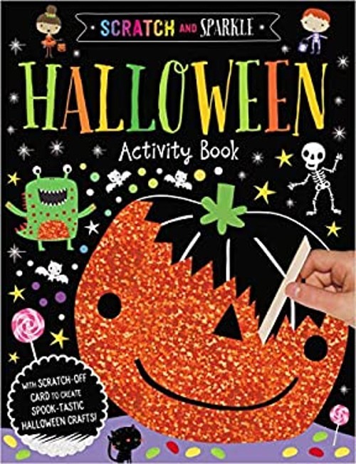 Scratch and Sparkle Halloween Activity Book Paperback Make BelievFree US Delivery | ISBN:1788438973