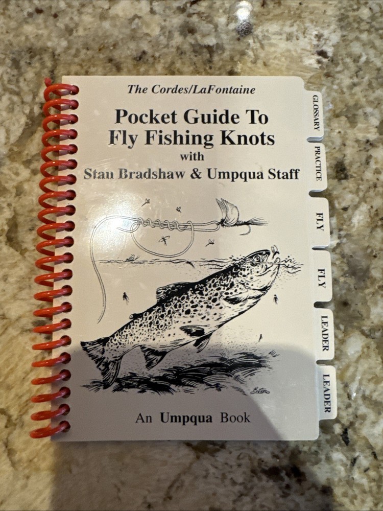 RON CORDES POCKET GUIDE TO FLY FISHING KNOTS S Bradshaw/G LaFontaine NEW UMPQUA