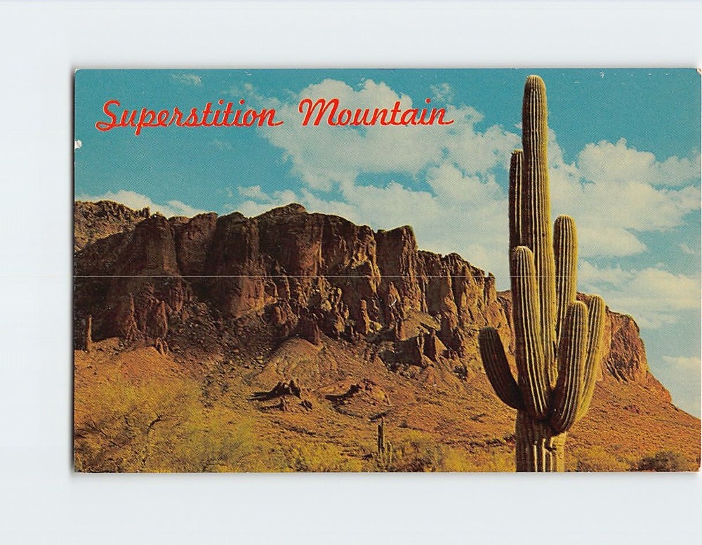 Postcard Superstition Mountain Arizona USA