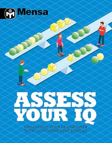 Mensa: Assess Your IQ by Mensa Book The Fast Free Shipping