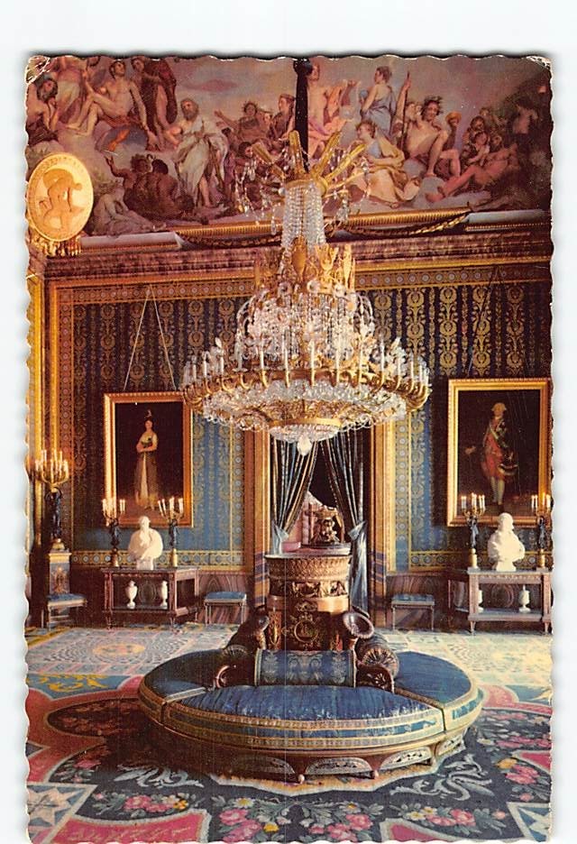 Postcard Gasparinis antechamber National Palace Madrid Spain