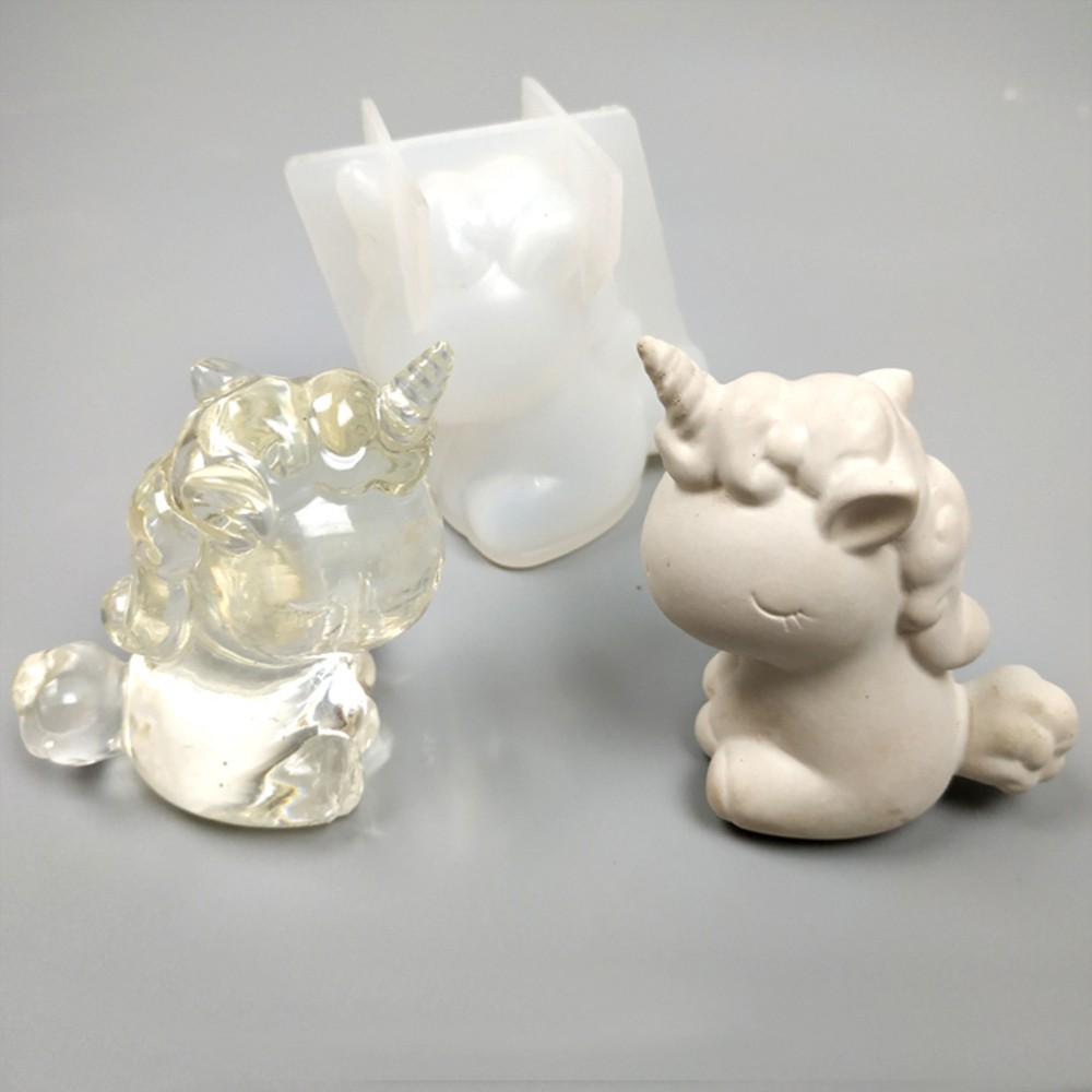 Epoxy Silicone Unicorn Molds for DIY Crafts and Handmade Gifts