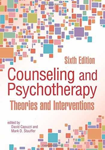 Counseling and - Paperback, by Capuzzi David; Stauffer - Very Good