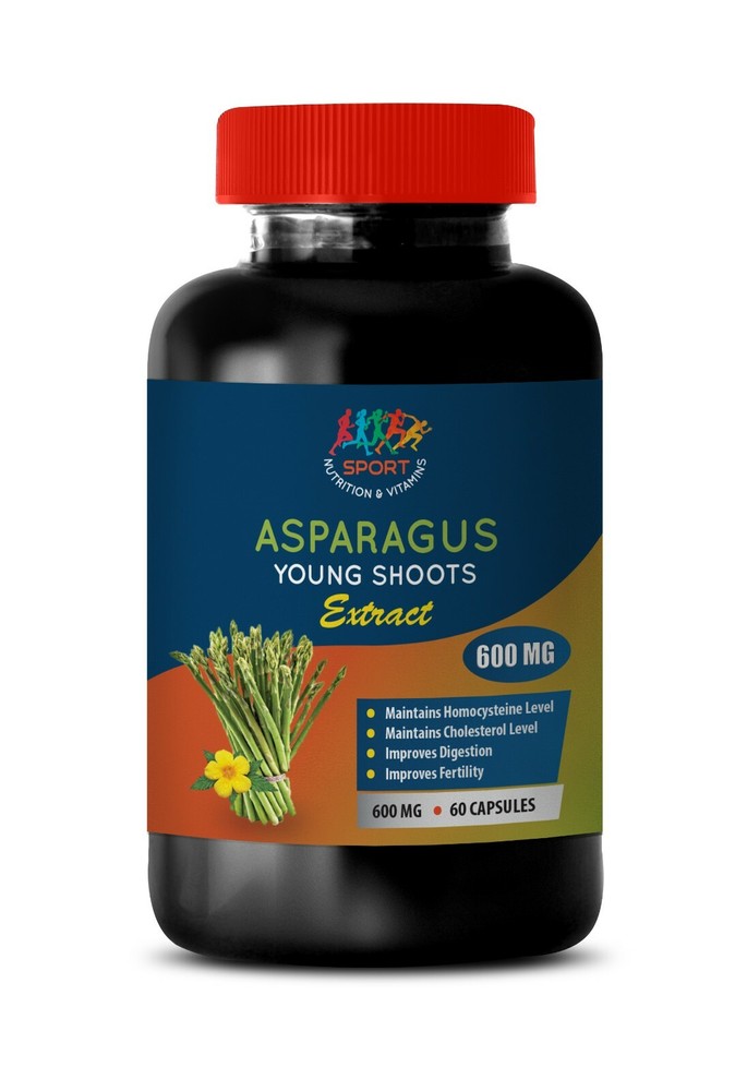healthy cholesterol - Asparagus Extract 600mg 1 Bottle - powerful antioxidants