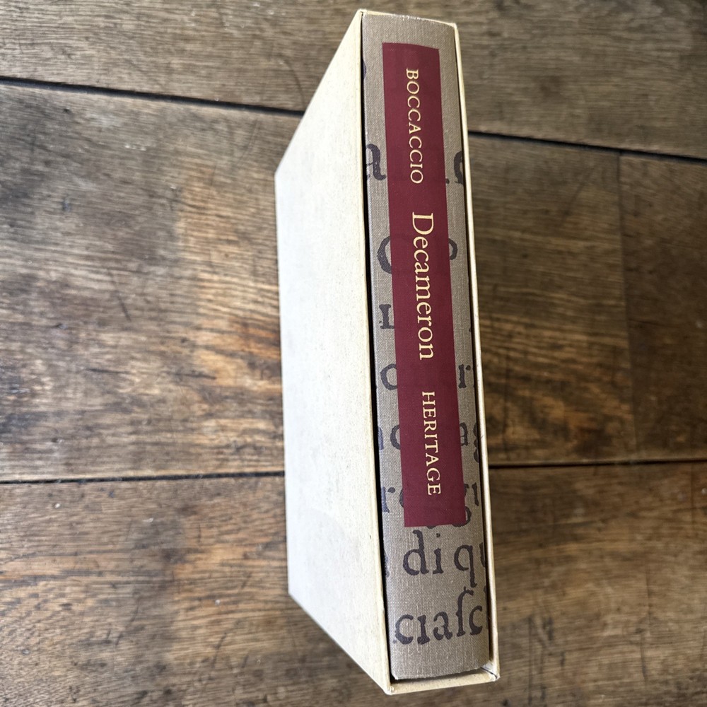Heritage Press: Decameron by John Boccaccio, 1968, w/ Slipcase