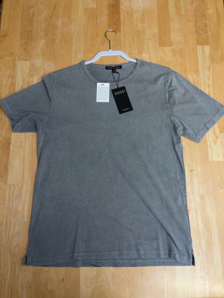 Robert Barakett Kentville Cotton T-Shirt Gray L