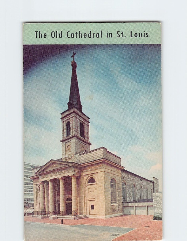 Postcard The Old Cathedral in St. Louis Missouri USA