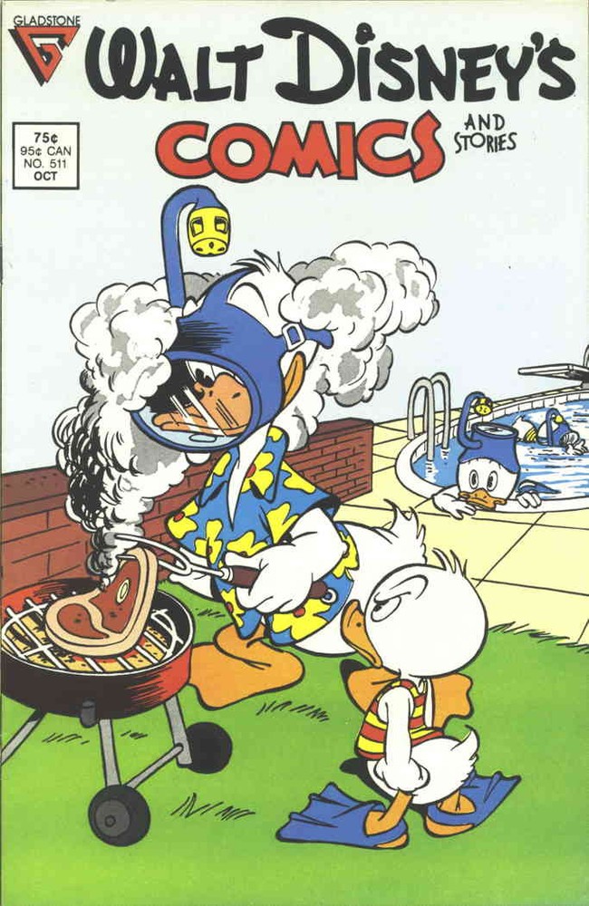 Walt Disneys Comics and Stories 511 VF Gladstone Donald Duck combined shipping available