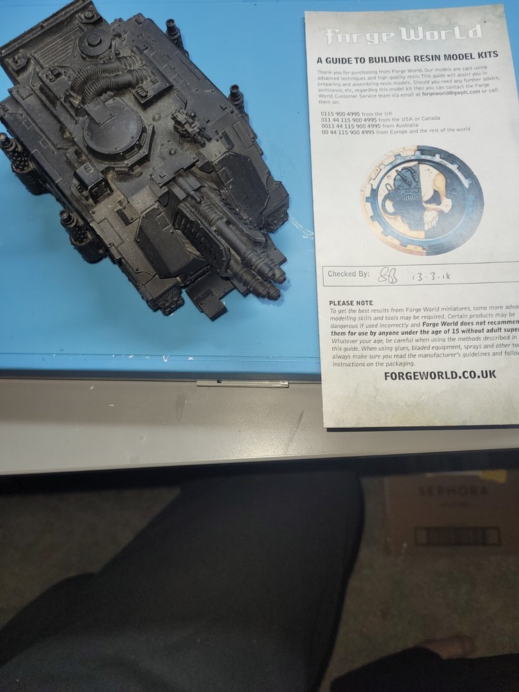 FORGE WORLD DEIMOS VINDICATOR LASER DESTROYER WARHAMMER 40,000 40K 30K RESIN