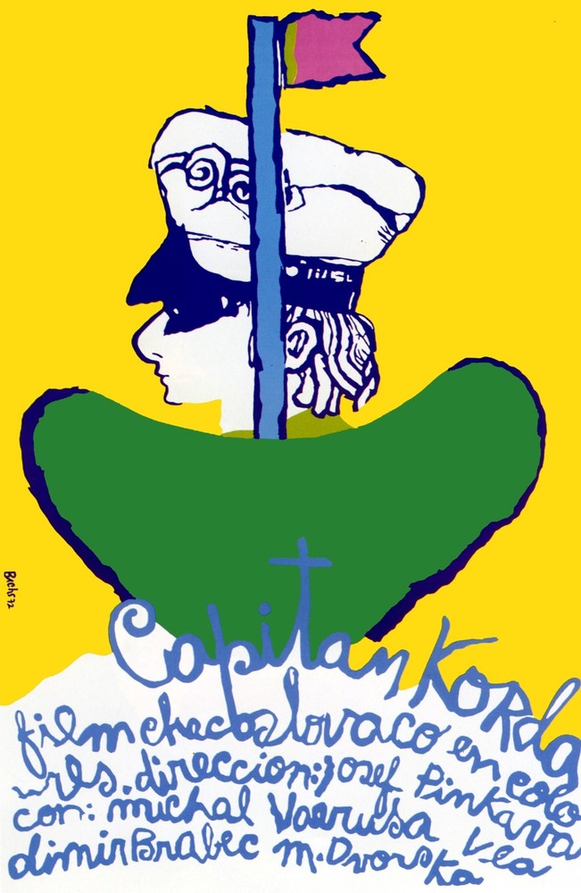 4313.Capitan korda.manin small boat.Movie.POSTER.Decoration.Fine Graphic Art