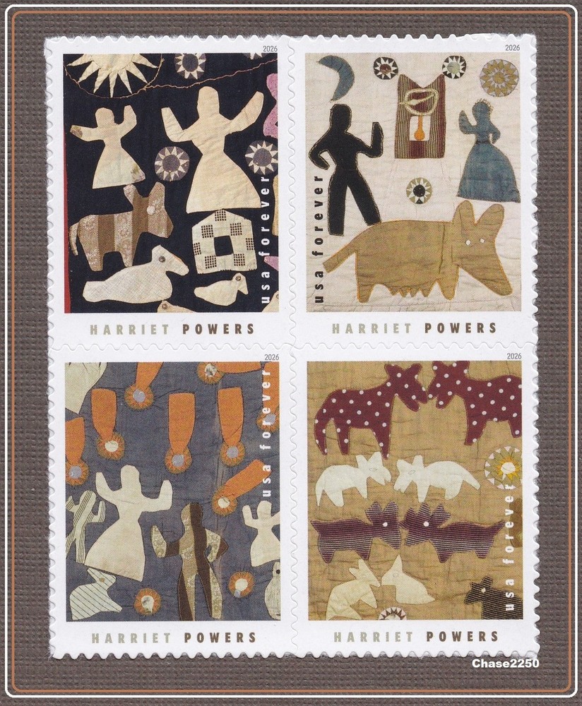 *NEW* 2026 Harriet Powers (Block of 4) 2026 Mint NH