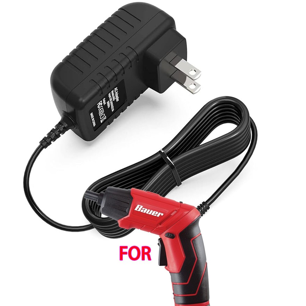 4V AC Adapter Power Supply for Bauer 1894F-B Cordless Screwdriver 64313
