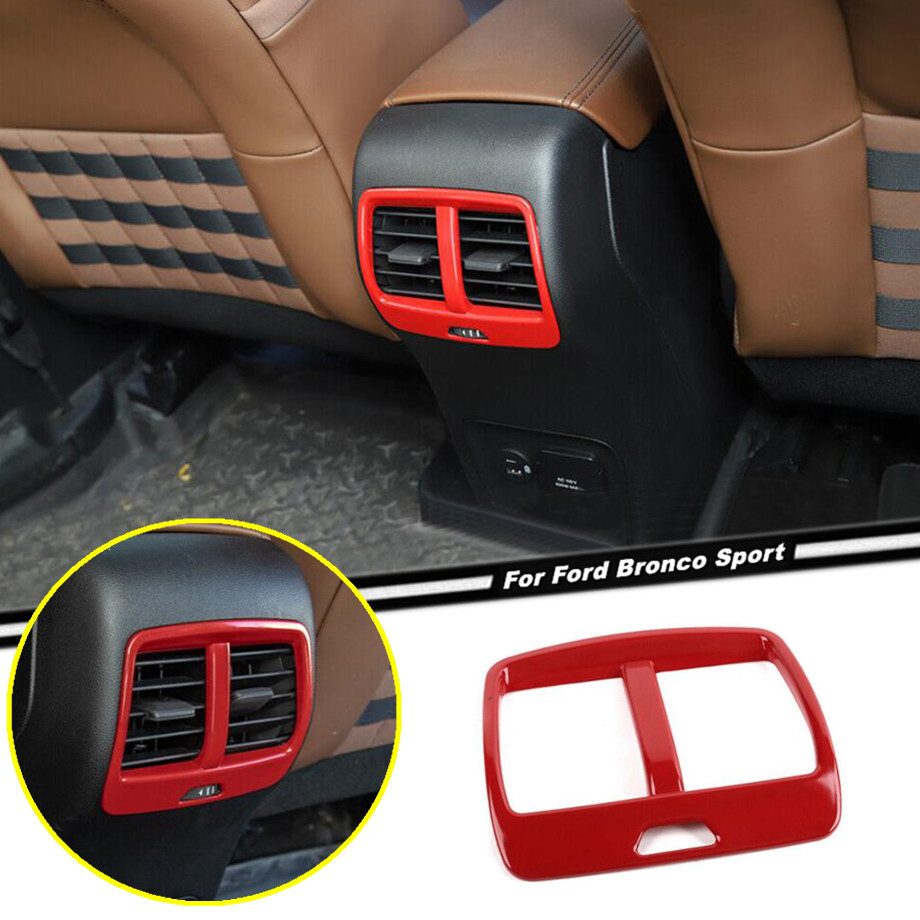 2021-2024 Ford Bronco Sport Red Rear AC Vent Trim Cover  