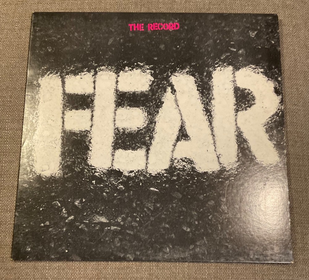 FEAR: THE RECORD Vinyl Album LP (Original 1982, SLASH Records, SR-111)