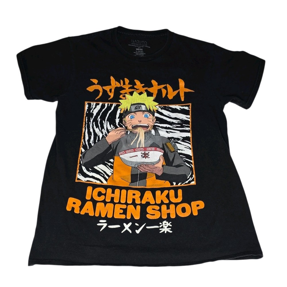 Naruto Shippuden Ichiraku Ramen Shop Tshirt Size Small. Pre-owned Good Condition