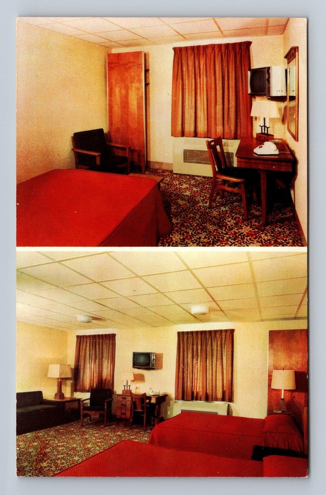 Clare MI-Michigan Doherty Motor Hotel Vintage Postcard