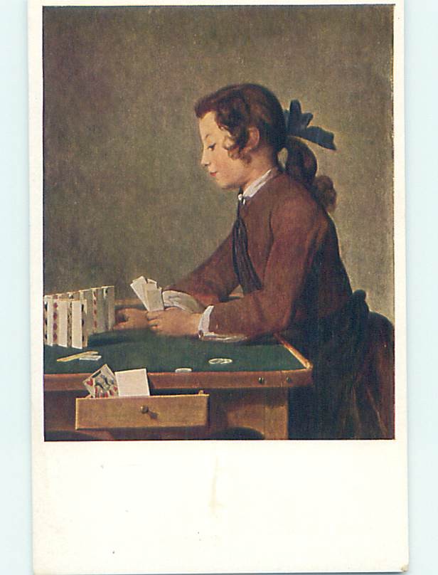 Unused Pre-1980 POSTCARD OF PAINTING AT ART CENTER Washington DC ho8791