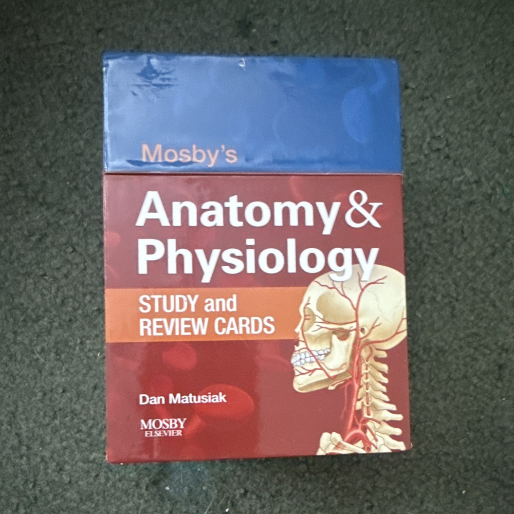Mosby Anatomy & Physiology Study and Review Cards by Dan Matusiak, Illustrated