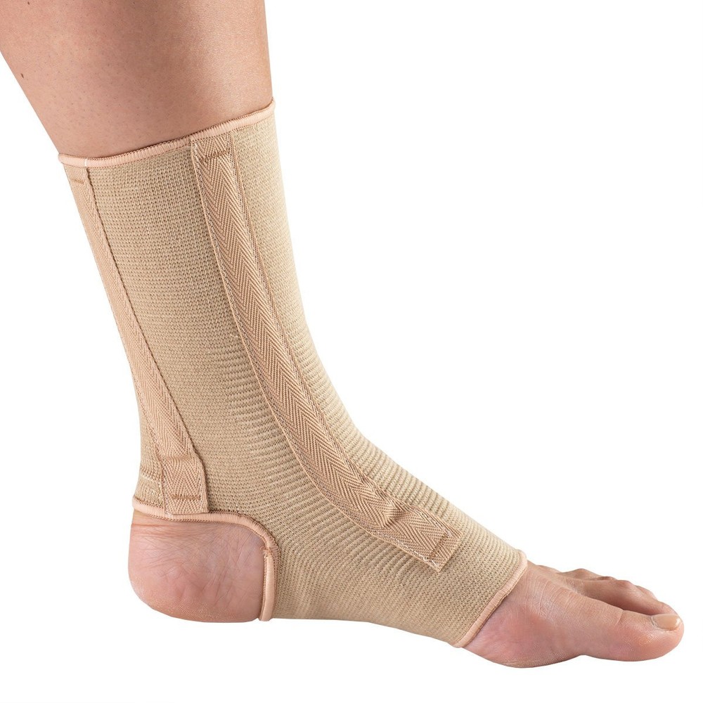 Adjustable X-Large OTC Ankle Brace with Spiral Stays for Support