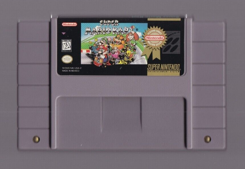 SUPER MARIO KART ( 1992 SNES ) Tested SUPER NINTENDO