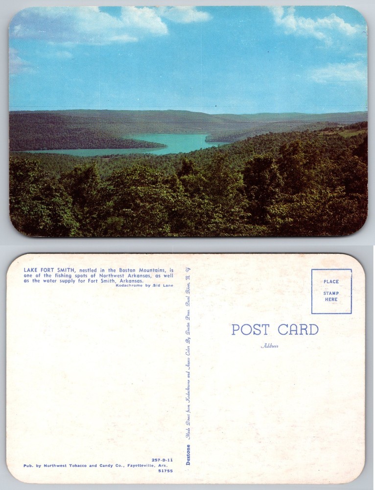 Lake Fort Smith Arkansas Postcard