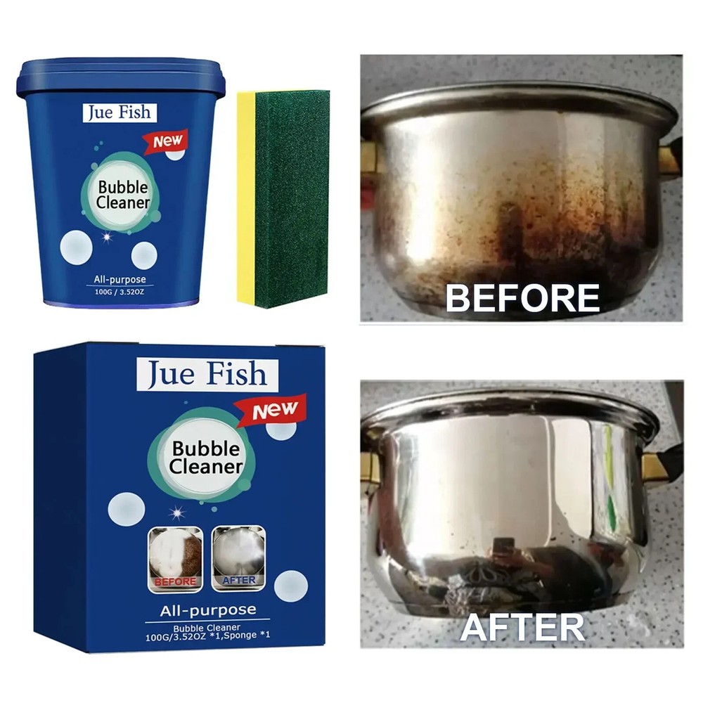Stainless Steel Cleaner for Kitchenware Pots Pans and Burnt Bottom