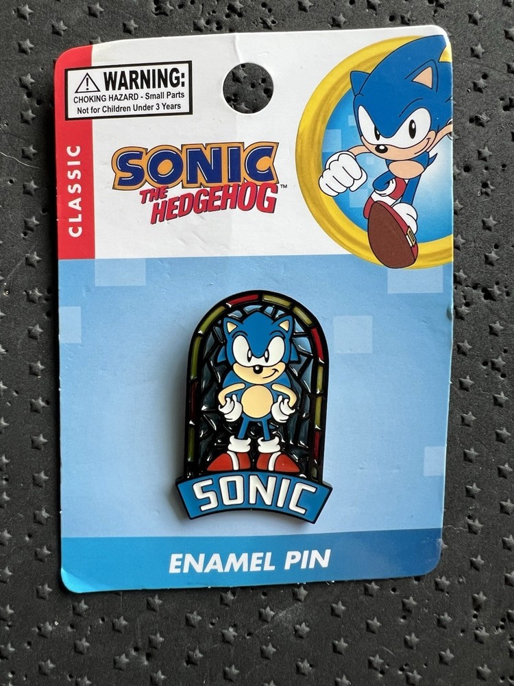 Sonic the Hedgehog Stained Glass Enamel Pin BoxLunch Exclusive