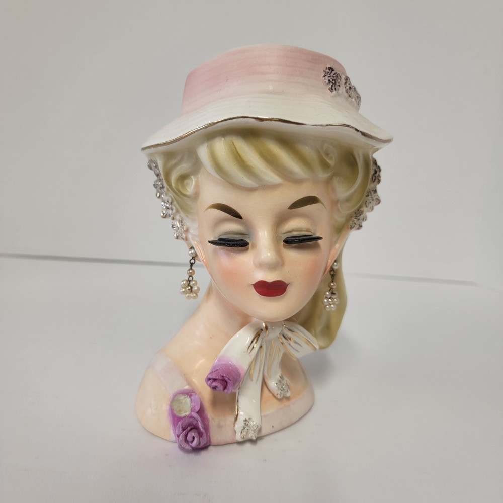 Vintage  LEGO Lady Headvase  - 7