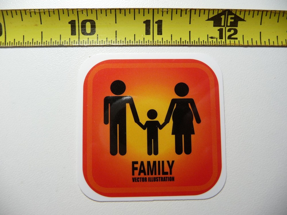 Hard Hat Decal Sticker for Family Pride at Work
