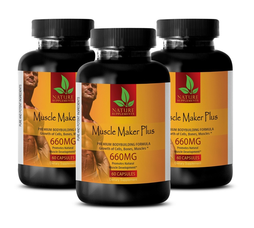 Promotes Energy - MUSCLE MAKER PLUS - Promote Natural Muscle Development 3B