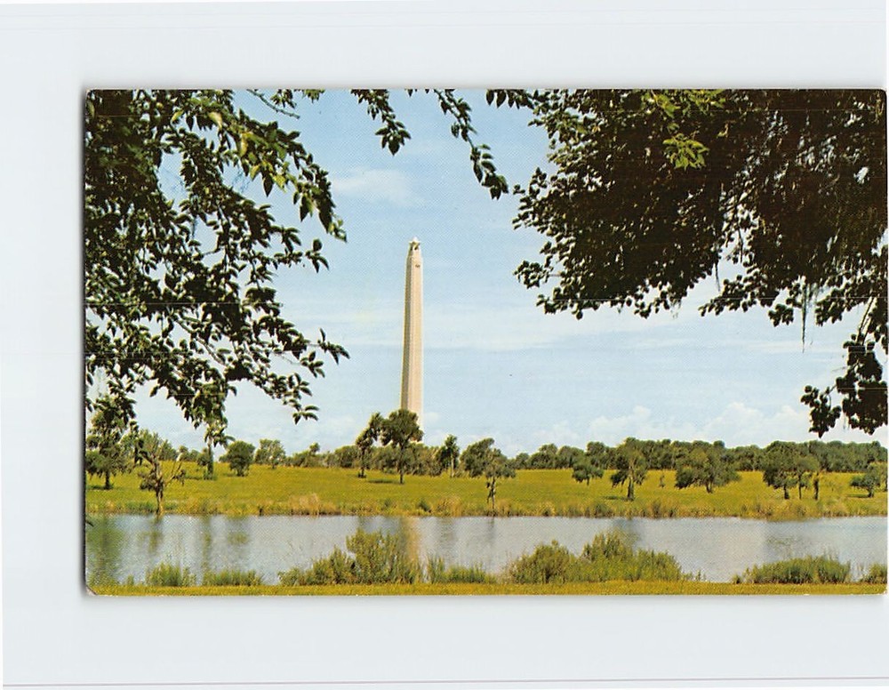 Postcard San Jacinto Monument Texas USA