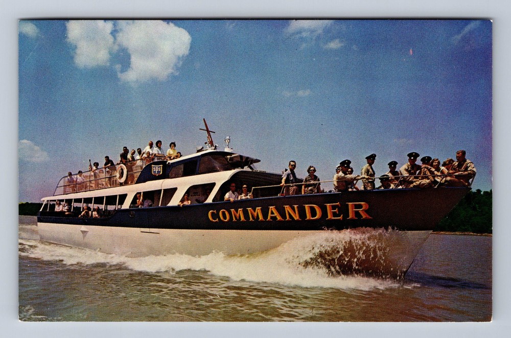 Lake Of The Ozarks MO-Missouri The Commander Excursion Boat Vintage Postcard