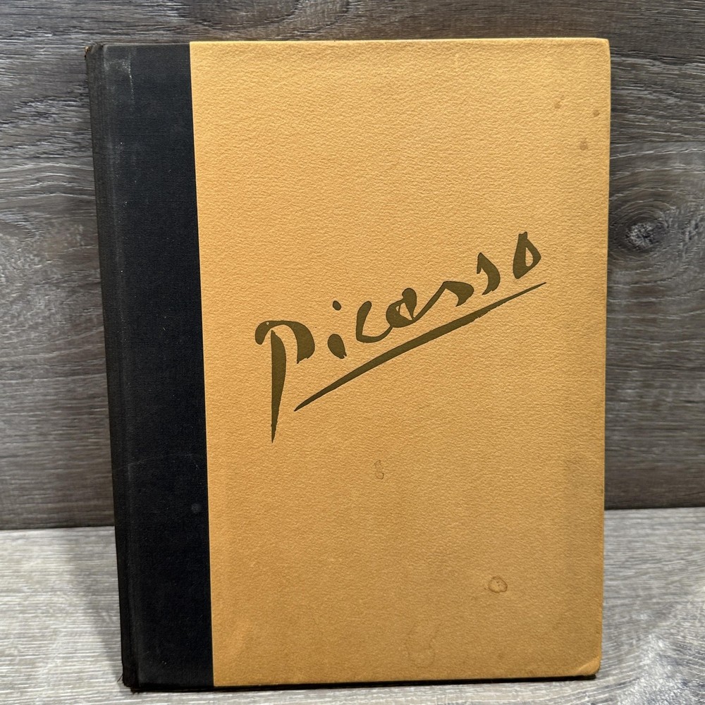 Vintage Picasso Pablo Picasso Balzac Lear Tan HC Picture Book USA 1947