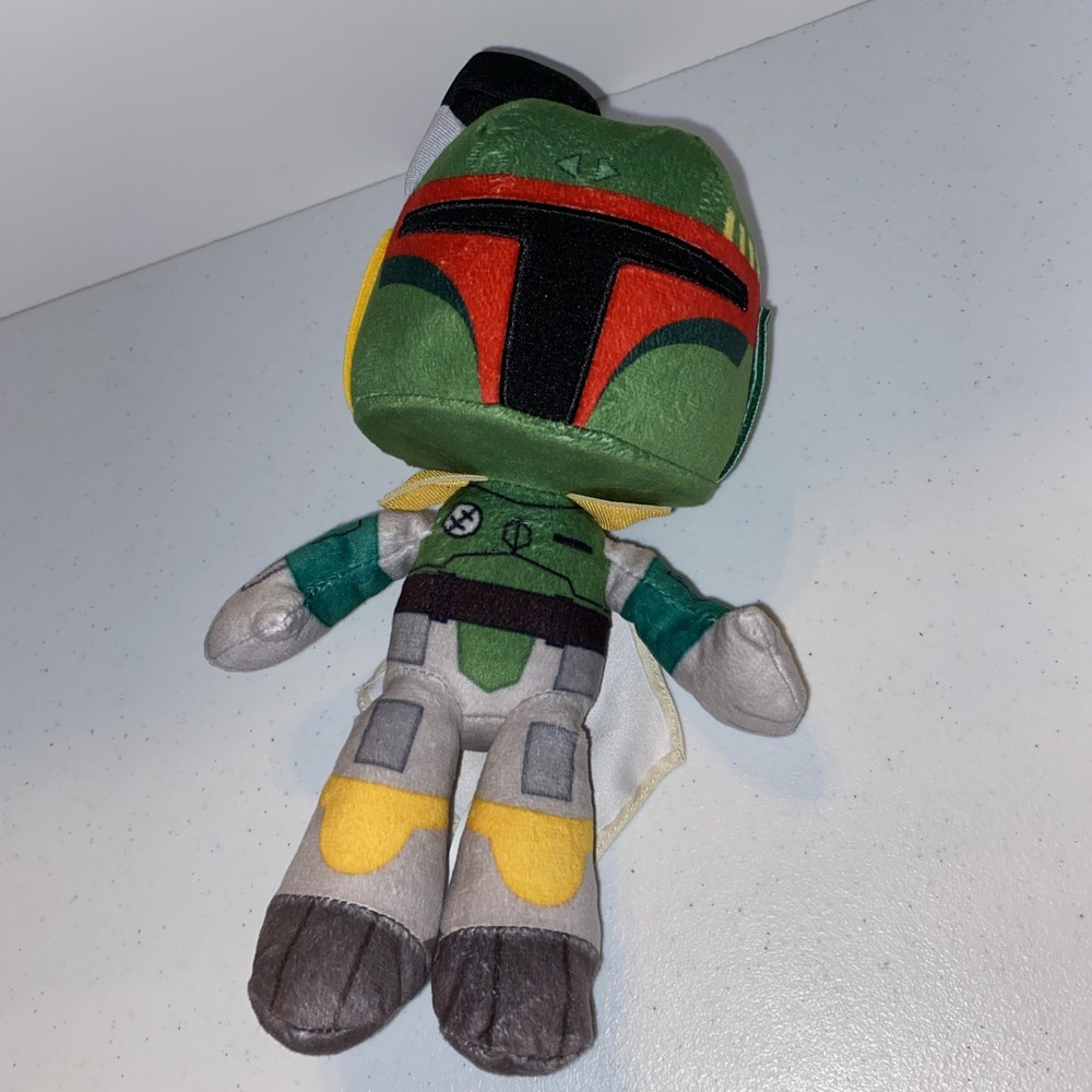 Mattel Star Wars Boba Fett Green Plush 9” Toy Doll Stuffed