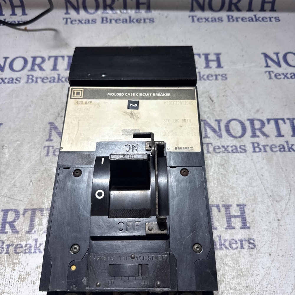 Square D LA36400 400A 3P I-Line Circuit Breaker 400 Amp 3 Pole Broken 😞