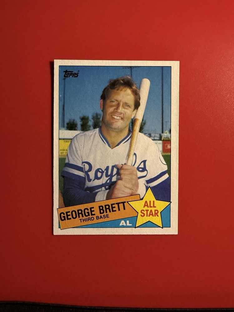 1985 Topps #703 George Brett HOF Kansas City Royals