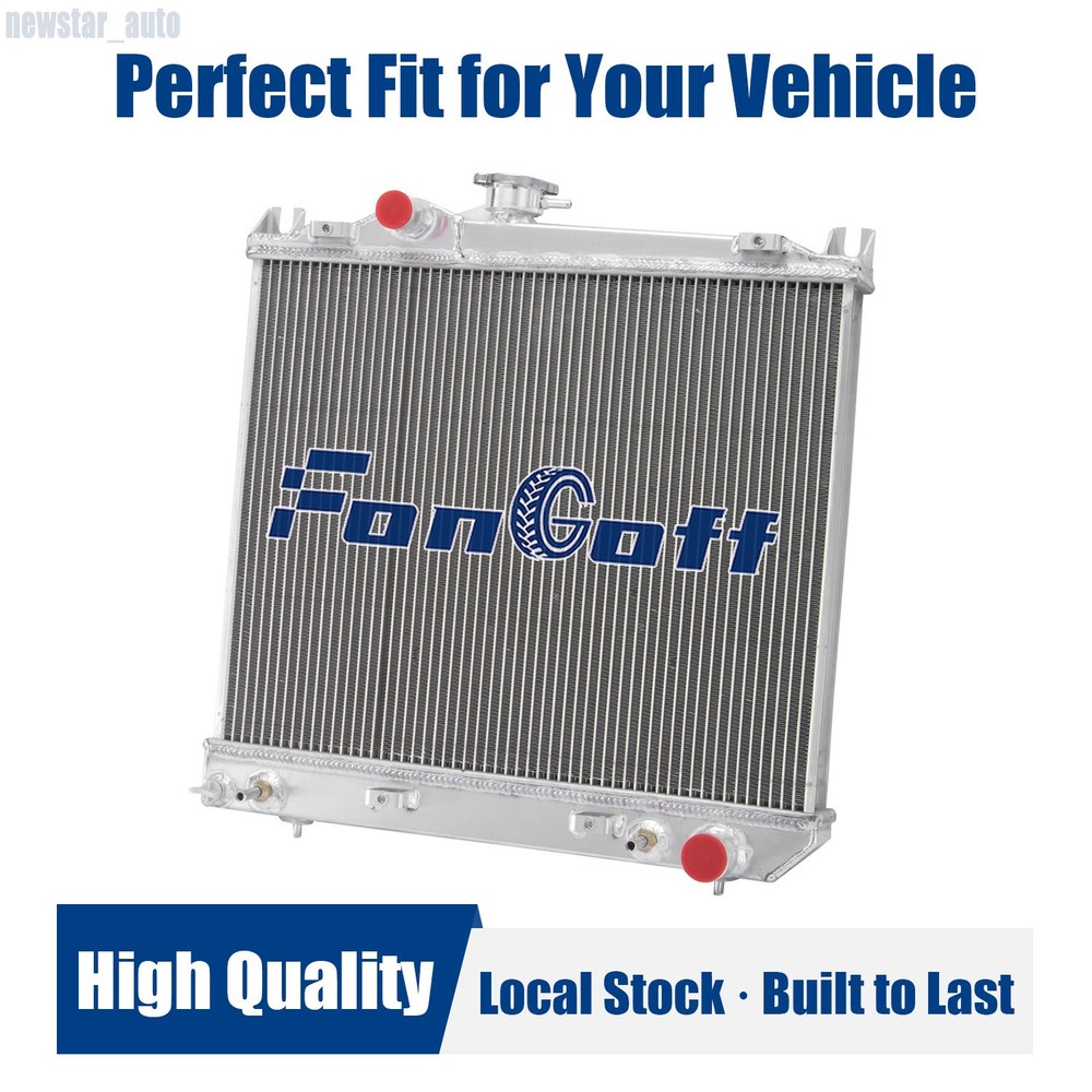 3-Row Aluminum Radiator For 1987-1999 Dodge Dakota 2.2L 2.5L 3.9L DPI981