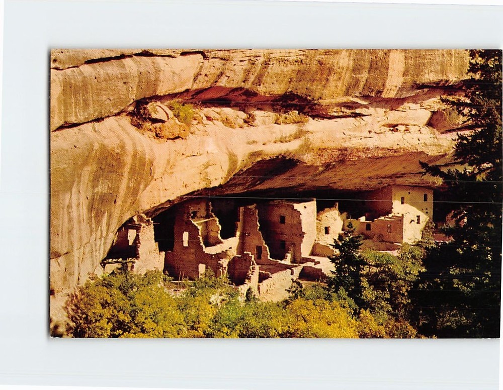 Postcard Spruce Tree Ruin Mesa Verde National Park Colorado USA