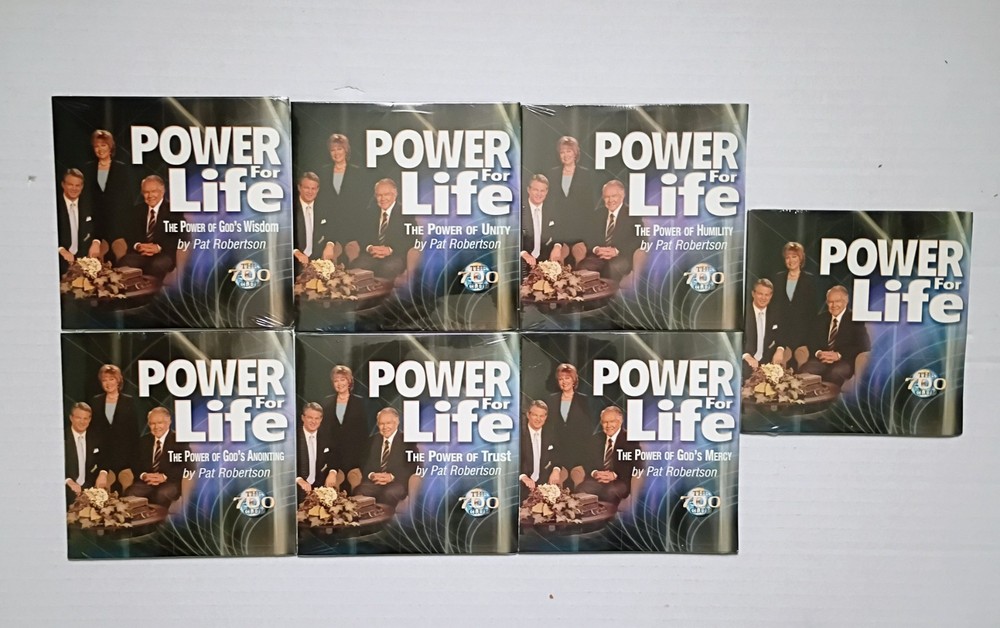 CBN Power for Life CDs 700 Club Pat & Gordon Robertson Mix Collection 2008