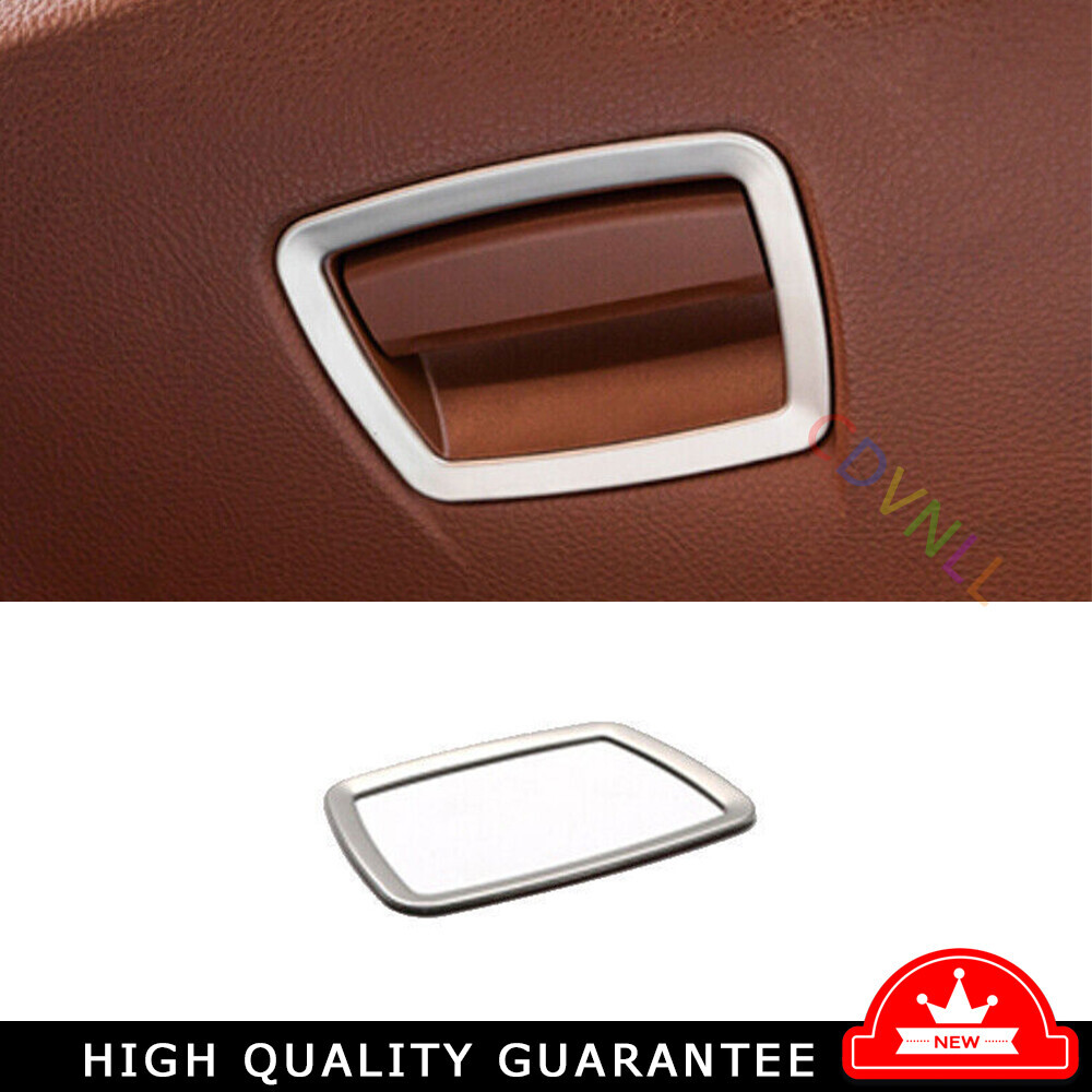 Console Storage Box Cover Trim 1* Fit For BMW 7 Series 2009-2015 Titanium Silver