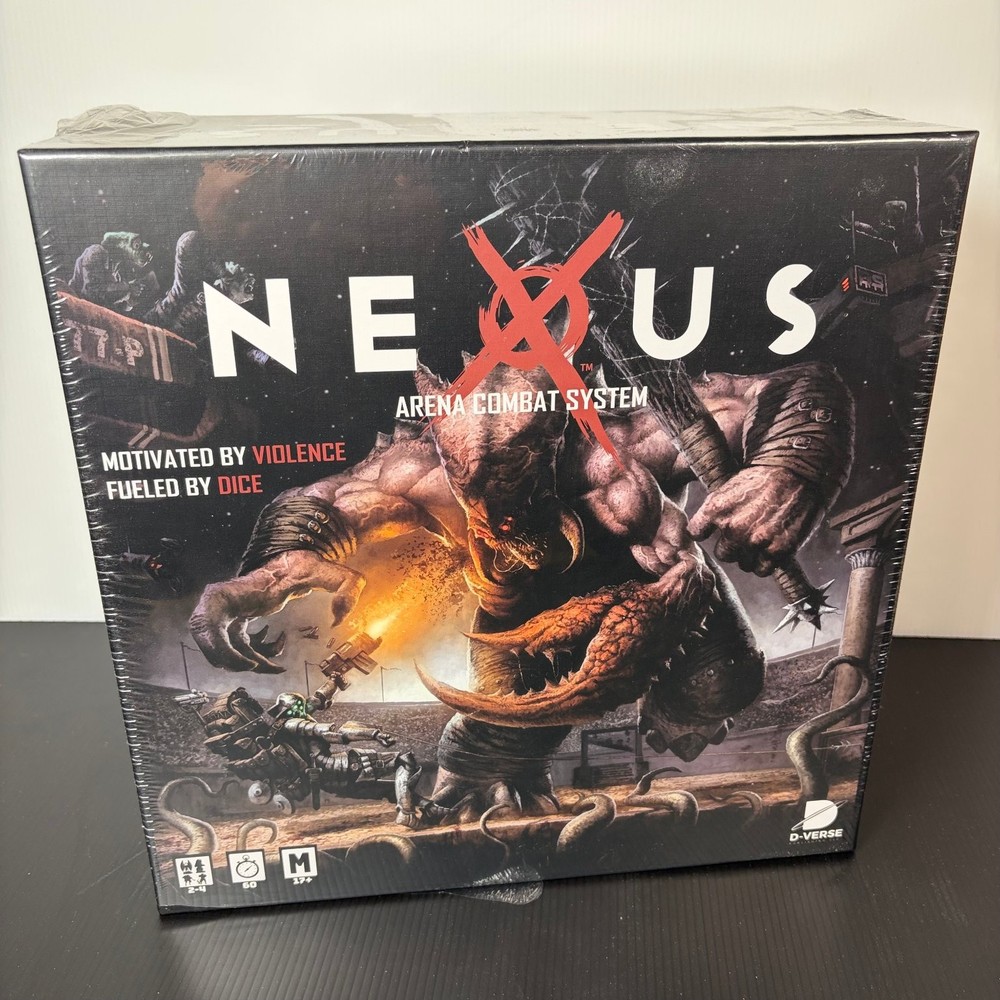 NEXUS Arena Combat System D-VERSE Board Game 2-4 Players Prepainted Miniatures