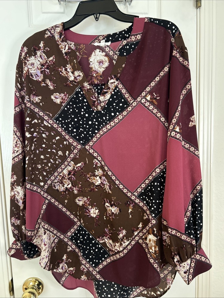 Maurice’s Women’s L/S Blouse Size L
