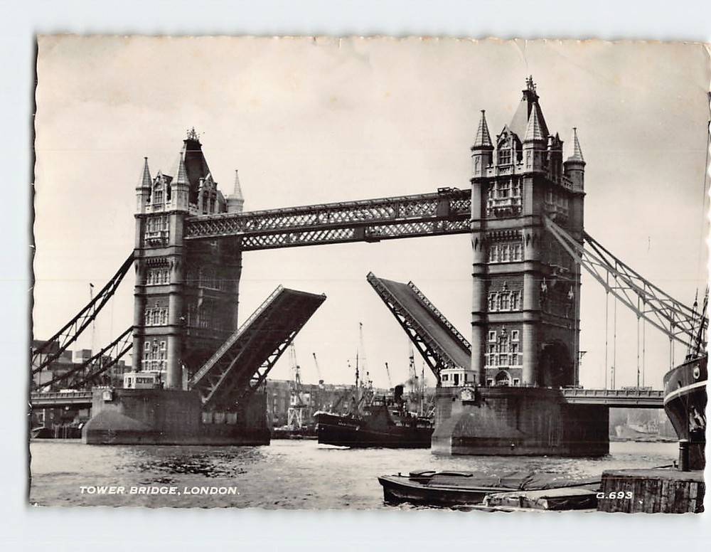 Postcard Tower Bridge London England