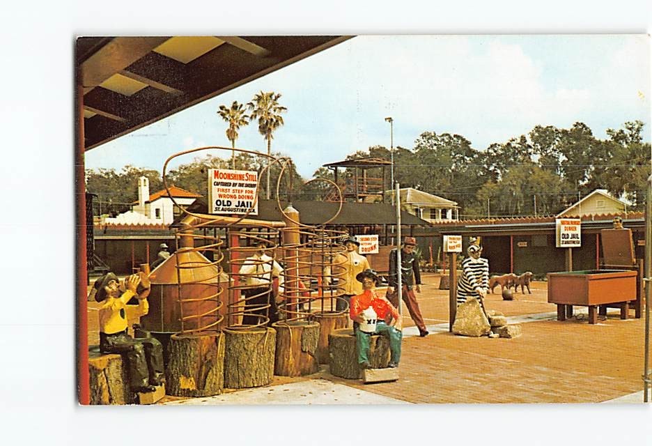 Postcard Old Jail Saint St. Augustine Florida USA North America