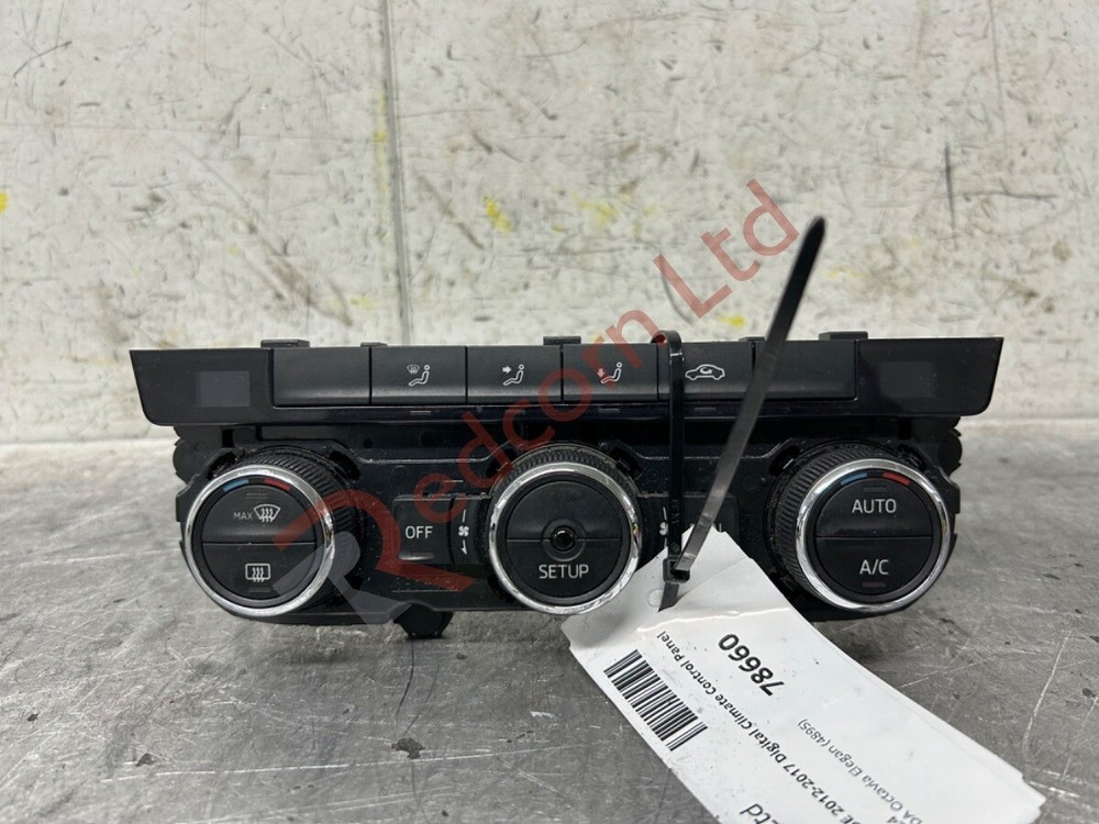2012-2017 SKODA OCTAVIA 5E Digital Climate Control Panel 5E0907044