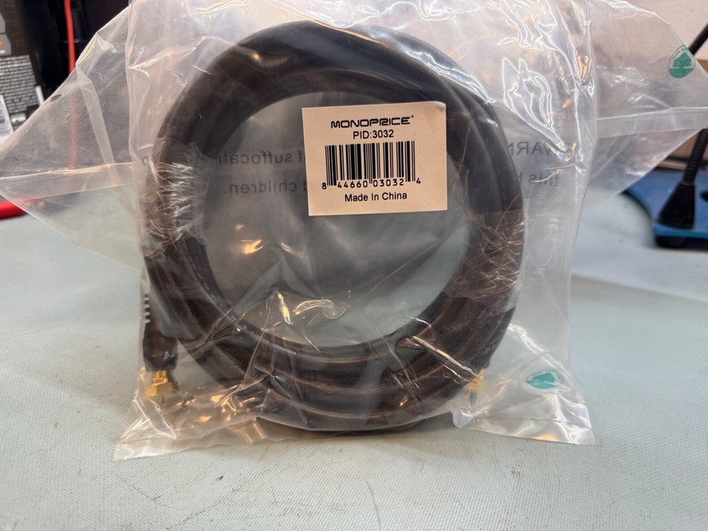 12ft RG6 Quad Shield CL2 Coaxial Cable 75Ohm 10 Pack with F Type Connectors