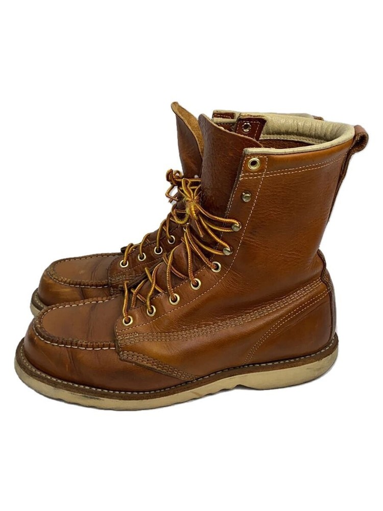 Thorogood 2197 Brown Leather Engineer Boots for Work & Style