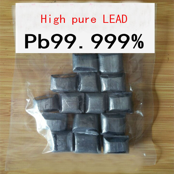 High purity lead ingots metal lumps 99.999% for Scientific Research 100g #F22