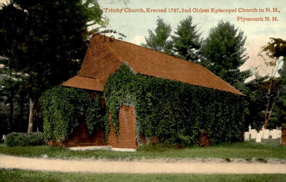 Trinity Church, Plymouth NH 1912 Postcard Postcard